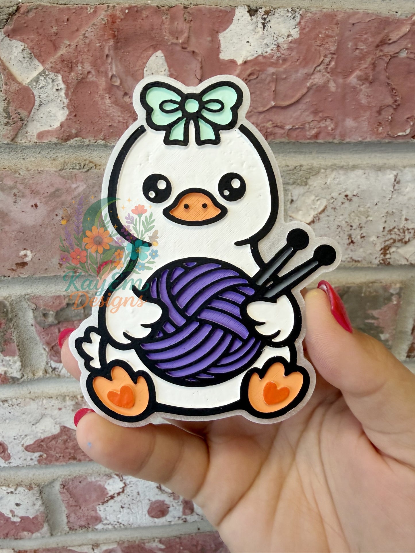 Knitting Goose