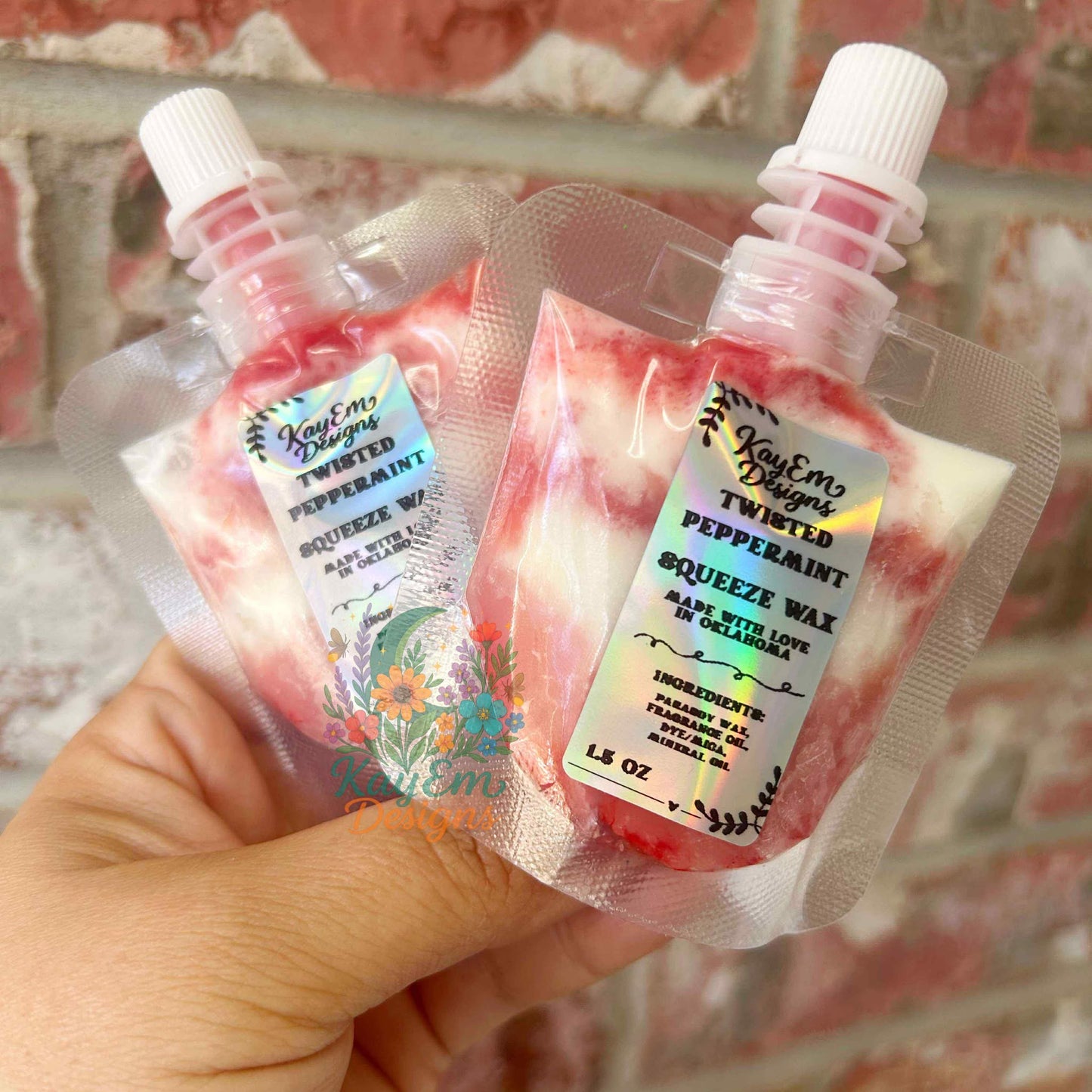 Twisted Peppermint Squeeze Wax