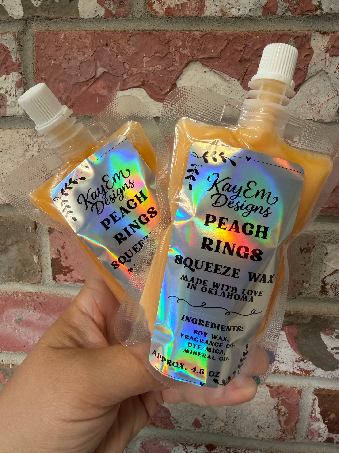 Peach Rings Squeeze Wax