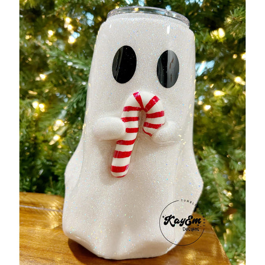Candy Cane Ghostie