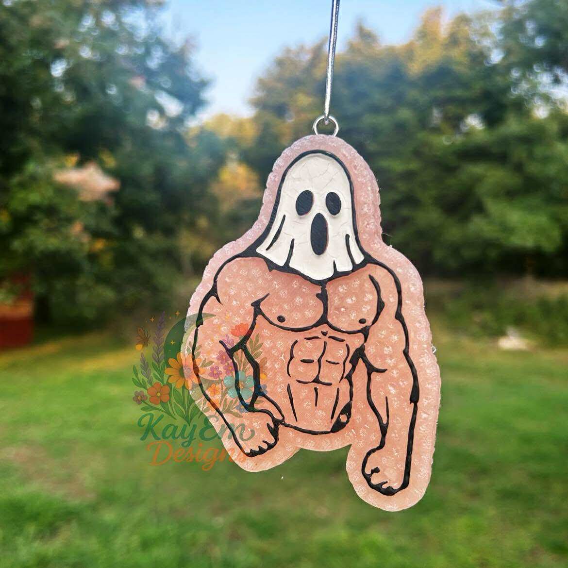 Ripped Ghost Man