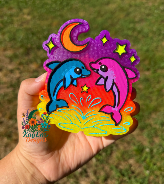 Neon Dolphin