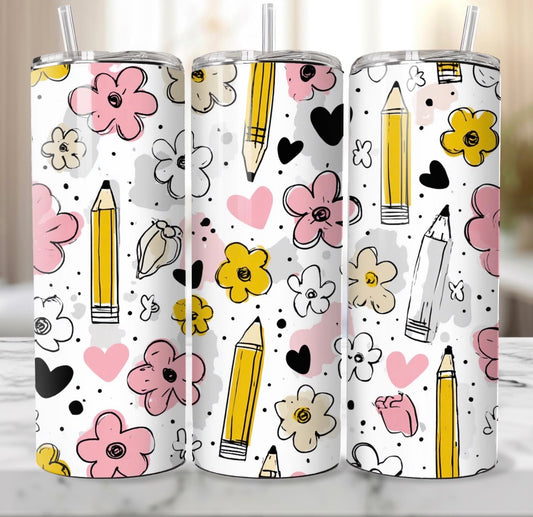 Floral Pencil (sublimation)