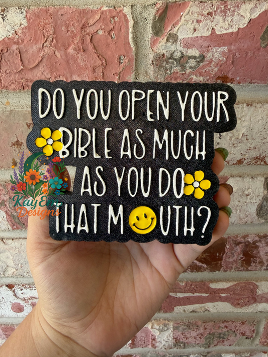 Open your Bible