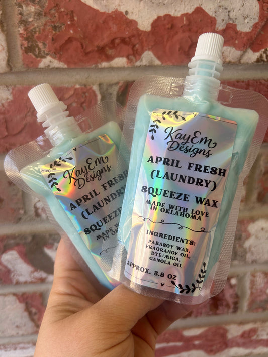 April Fresh (Laundry) Squeeze Wax