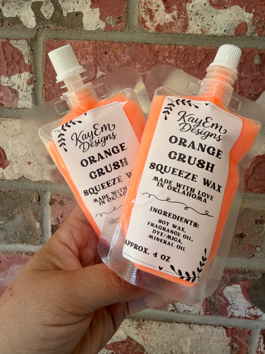 Orange Crush Squeeze Wax