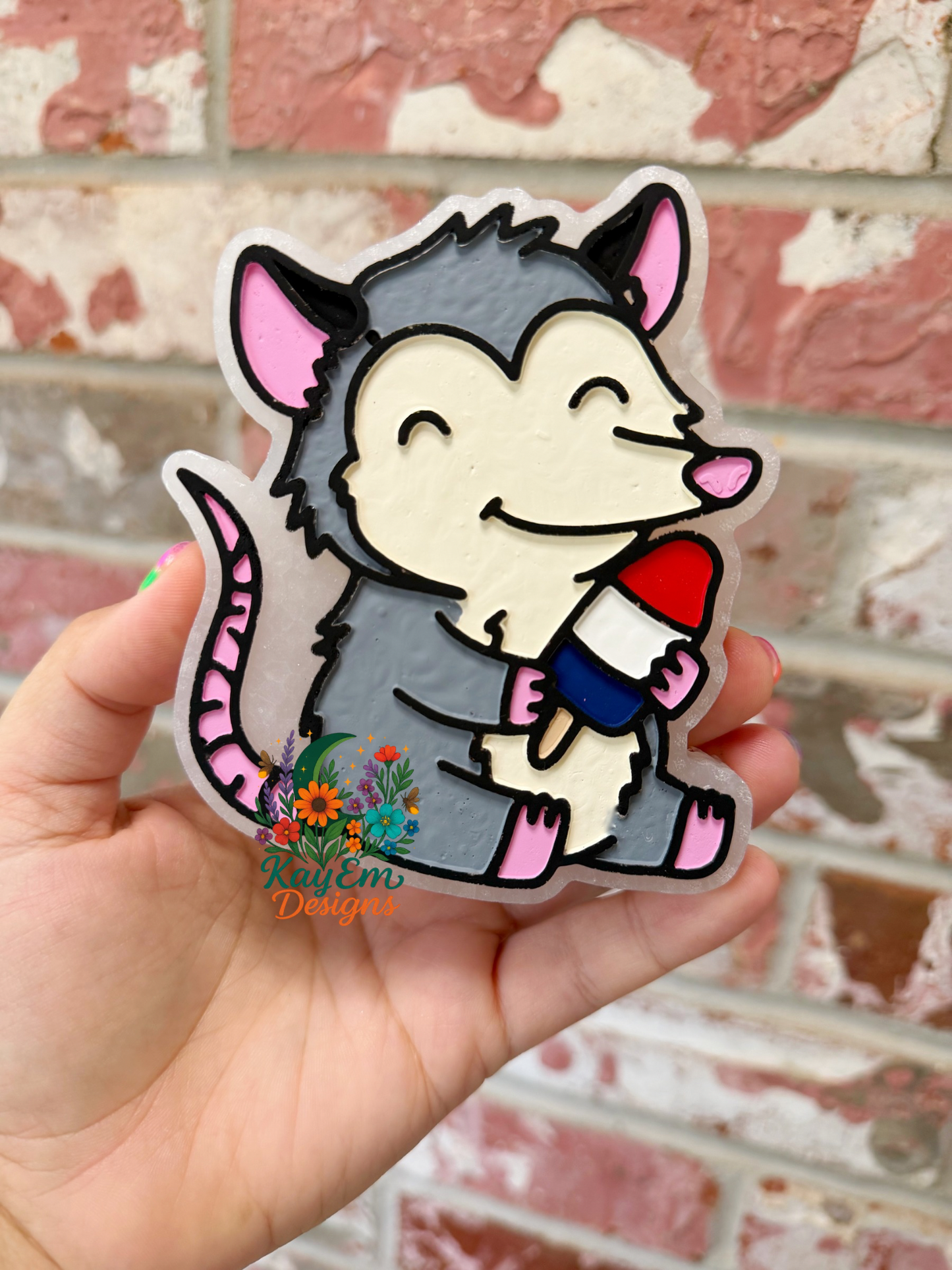 Opossum Popsicle